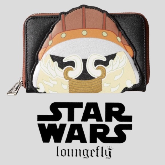 🆕 Loungefly Star Wars: Lando Calrissian and Jabba the Hutt Wallet - Picture 10 of 10